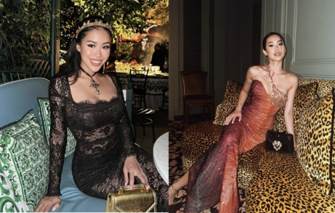Fashionista Tiên Nguyễn quyến rũ trong sự kiện thời trang tại Ý