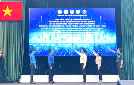 Phường Tân Phú khởi động đợt thi đua cao điểm