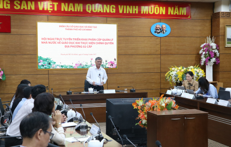 Bộ GD-ĐT triển khai phân cấp quản lý nhà nước về giáo dục khi thực hiện chính quyền 2 cấp