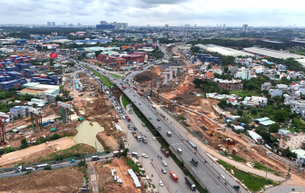 Trên đại công trường nút giao phức tạp nhất Vành đai 3
