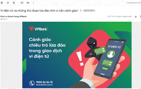 Thủ đoạn lừa đảo tinh vi nhắm đến người dùng ví điện tử