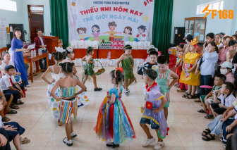 Công ty TNHH Truyền thông và Giải trí F168 - Khi ngọn gió yêu thương thổi mát những trái tim trẻ thơ tại Sông Cầu