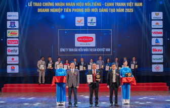 Dai-ichi Life Việt Nam tiếp tục được vinh danh “Top 10 Nhãn hiệu nổi tiếng Việt Nam 2025”