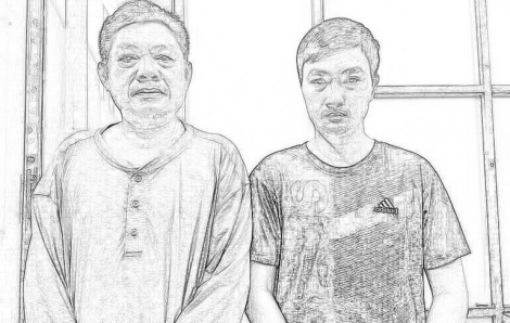 Bắt 2 người cầm gậy đuổi đánh nhau trên đường Tô Ngọc Vân