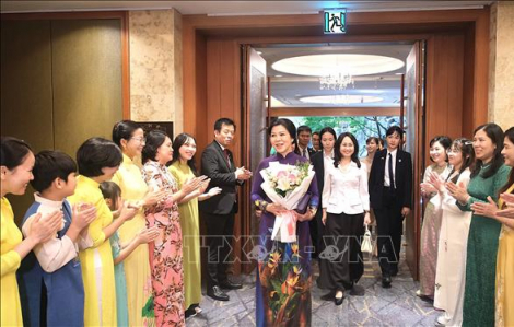 Ấm áp cuộc gặp giữa Phu nhân Ngô Phương Ly và các cô dâu Việt tại Hàn Quốc