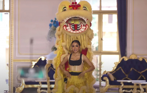 Thí sinh Miss Grand VietNam 2025 múa lân, cưỡi voi