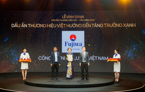 Fujiwa Việt Nam đạt Top 10 “Dấu ấn Thương hiệu Việt tăng trưởng xanh” - khẳng định cam kết vì cộng đồng bền vững