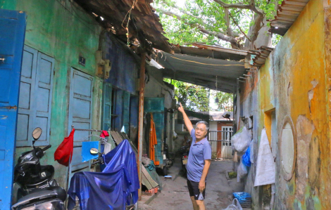 Sống thấp thỏm trong những căn nhà chờ… sập