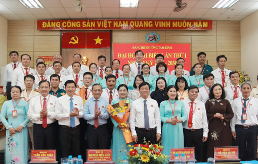 Đại hội Đảng bộ phường Tam Bình: Bứt phá từ lợi thế cửa ngõ công nghiệp - thương mại