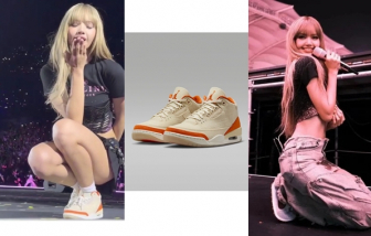 Lisa khiến fan ''cháy ví'' với loạt giày gây sốt trong tour diễn Deadline