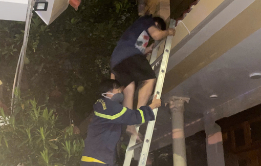 Đà Nẵng: Cháy biệt thự trên đường Thăng Long, 5 người may mắn thoát nạn