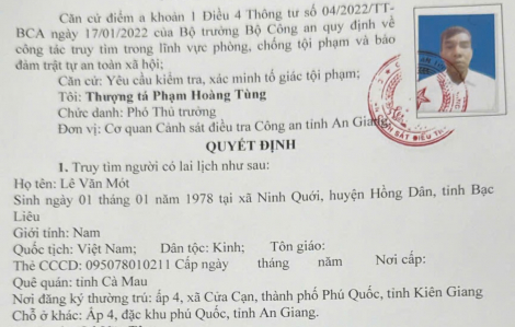 An Giang: Truy tìm đối tượng bị tố lừa bán đất tiền tỉ ở đặc khu Phú Quốc