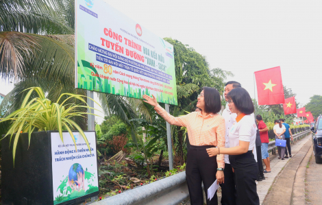 Phường An Phú Đông ra mắt tuyến đường hoa kiểu mẫu “xanh – sạch”