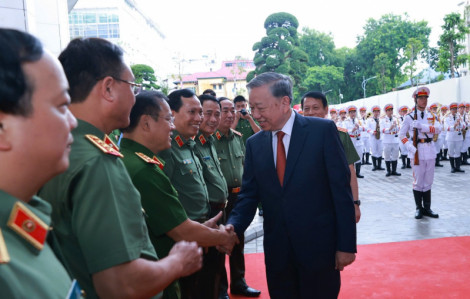 Tổng bí thư Tô Lâm dự lễ khánh thành trụ sở Bộ Công an