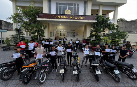 Ngăn chặn 24 nam, nữ nghi tổ chức đua xe trái phép