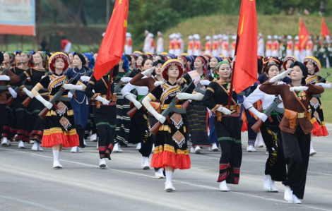 Tâm sự của nữ chiến sĩ xinh đẹp 2 lần làm khối trưởng trong đoàn diễu binh