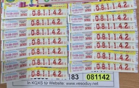 Người phụ nữ ở TPHCM trúng số độc đắc lên tới hơn 25 tỉ đồng