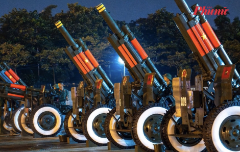 Dàn pháo lễ hoành tráng phục vụ sự kiện A80 tập kết tại Sân vận động Quốc gia Mỹ Đình