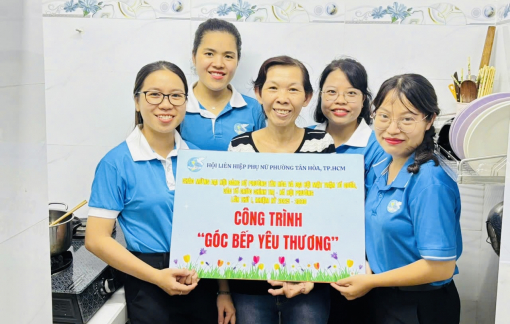 “Góc bếp yêu thương” ấm áp trong căn nhà nhỏ của chị Ngọc