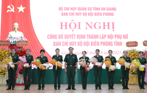 Ban Chỉ huy Bộ đội Biên phòng tỉnh An Giang thành lập Hội Phụ nữ
