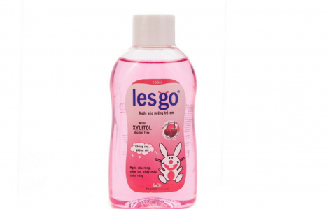 Phát hiện lô súc miệng trẻ em có thành phần không công bố