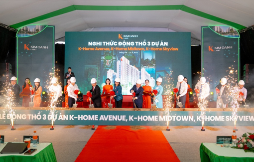 Kim Oanh Land động thổ đồng loạt 3 dự án K-Home Avenue, K-Home Midtown, K-Home Skyview tại Đồng Nai