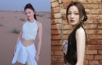 Trương Thiều Hàm chơi bóng chuyền giúp dáng săn chắc