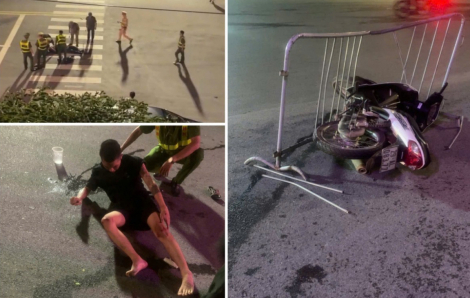 Xử lý nghiêm đối tượng lao xe vào CSCĐ làm nhiệm vụ bảo vệ buổi hợp luyện A80