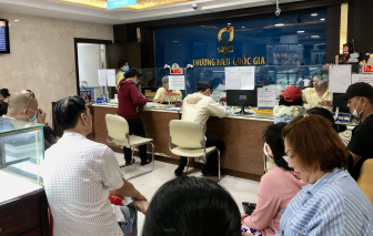 Giá vàng miếng trong nước cao hơn thế giới gần 20 triệu đồng/lượng