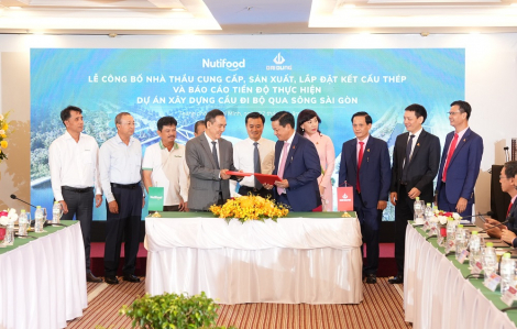 Nutifood công bố nhà thầu cung cấp, sản xuất và lắp đặt kết cấu thép cho dự án cầu đi bộ qua sông Sài Gòn