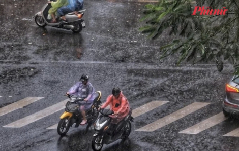 Thời tiết TPHCM ngày 25/8: Mưa rào và dông diện rộng