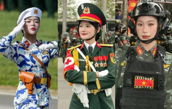 Những “bông hồng quân đội” tỏa sáng tại A80
