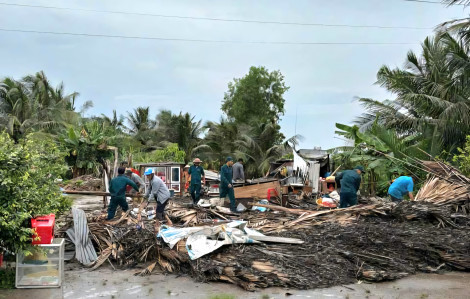 An Giang: 1 người mất tích do ảnh hưởng bão số 5