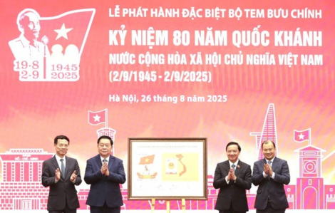 Ra mắt bộ tem bưu chính kỷ niệm 80 năm Quốc khánh Việt Nam