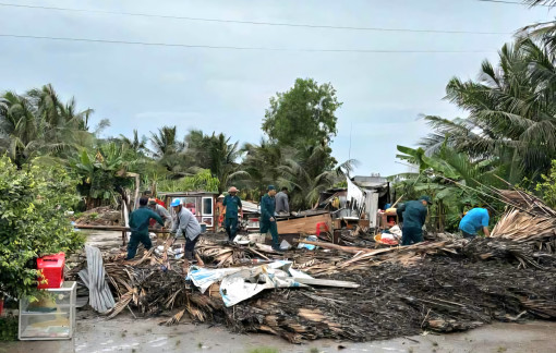 An Giang: 1 người mất tích do ảnh hưởng bão số 5