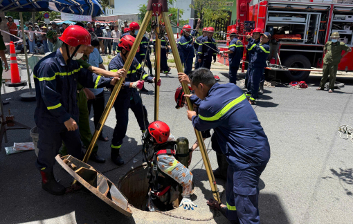 2 công nhân vệ sinh cống tử vong dưới giếng sâu khoảng 8m ở Đà Nẵng