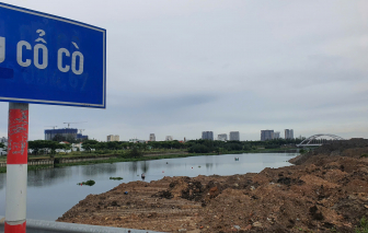 Nghẹt thở nhìn dòng sông Cổ Cò ở Đà Nẵng đang bị bóp lại