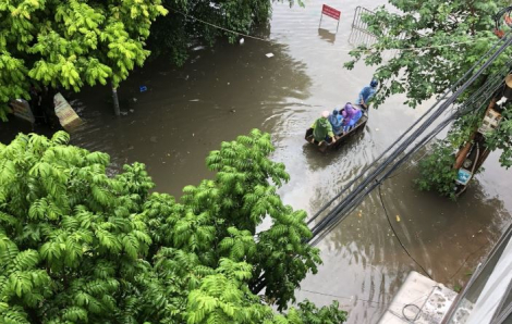 Lũ các sông dâng cao, nhiều khu vực Hà Nội có thể ngập 1-3 ngày