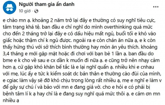 Bỗng nhiên mất hứng thú trong cuộc sống, phải làm sao?