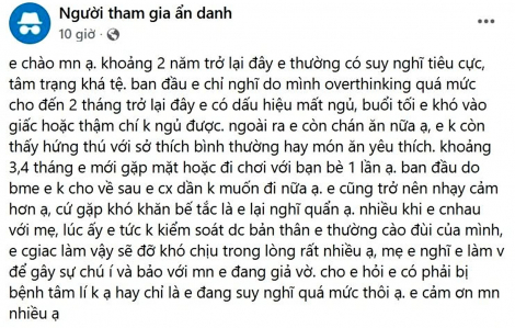 Bỗng nhiên mất hứng thú trong cuộc sống, phải làm sao?