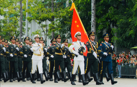 Chiêm ngưỡng màn diễu binh, diễu hành của quân đội nước ngoài trong buổi Tổng duyệt A80
