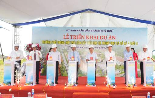TP Huế triển khai 2 dự án Trường phổ thông nội trú liên cấp tại các xã vùng cao A Lưới