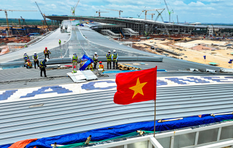 Sân bay Long Thành vẫn thi công ngày đêm trong dịp lễ 2/9