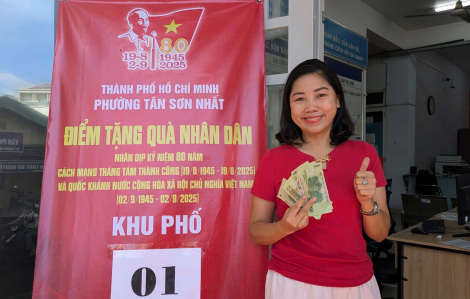 100.000 đồng - món quà ý nghĩa lớn trong ngày Tết Độc lập