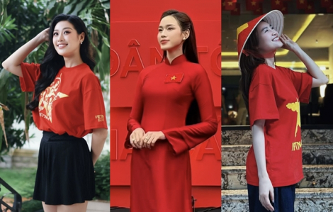Dàn mỹ nhân Việt đồng loạt diện sắc đỏ, lan tỏa không khí tự hào lễ 2/9