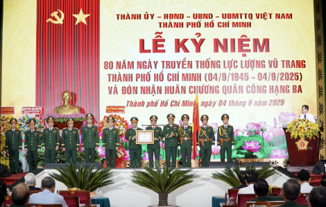 80 năm Lực lượng vũ trang TPHCM: Tỏa sáng truyền thống anh hùng, đón nhận Huân chương Quân công hạng Ba