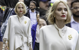Angelina Jolie "lột xác" với mái tóc bob trẻ trung