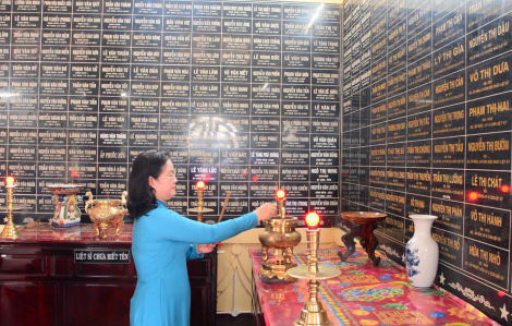 Ban Nội chính Thành ủy TPHCM tri ân liệt sĩ, tiếp sức học sinh vượt khó