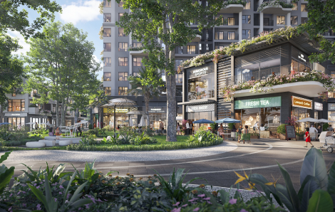 Ecopark chính thức ra mắt shop thương mại khối đế thuộc bộ sưu tập Sky Premium- Sky Retreat