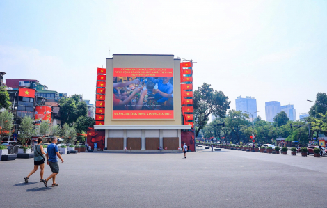 Diện mạo mới của Quảng trường Đông Kinh Nghĩa Thục sau khi tháo dỡ toà nhà Hàm cá mập